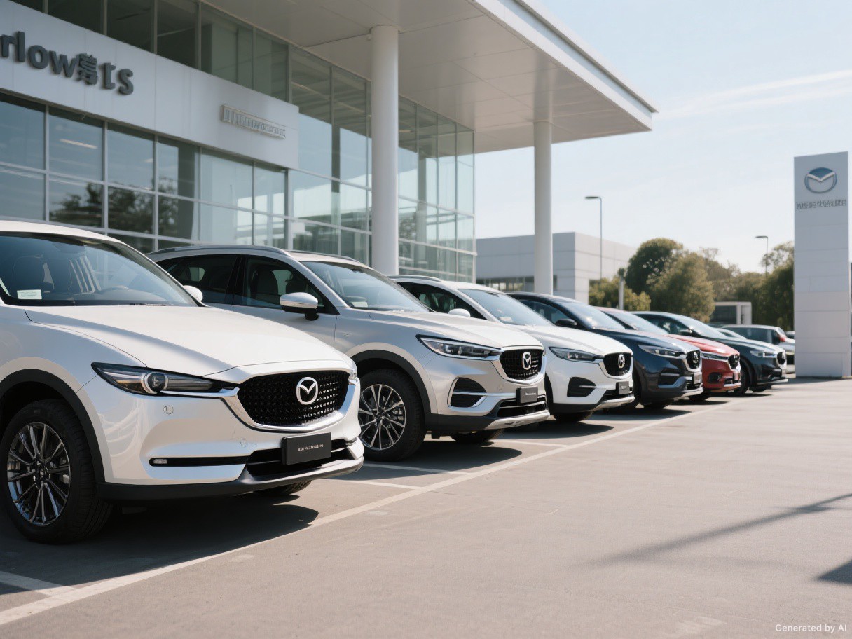 Mainstream family-oriented cars in daylight.
