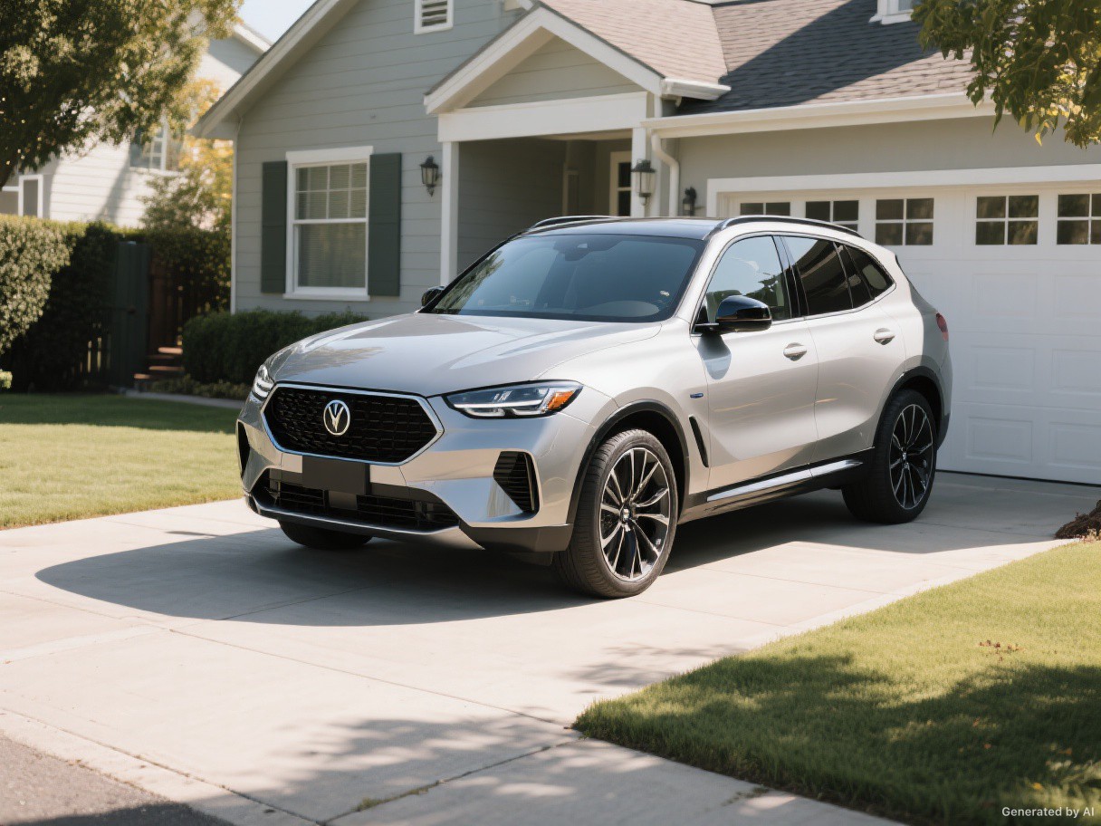 A modern SUV in daylight.